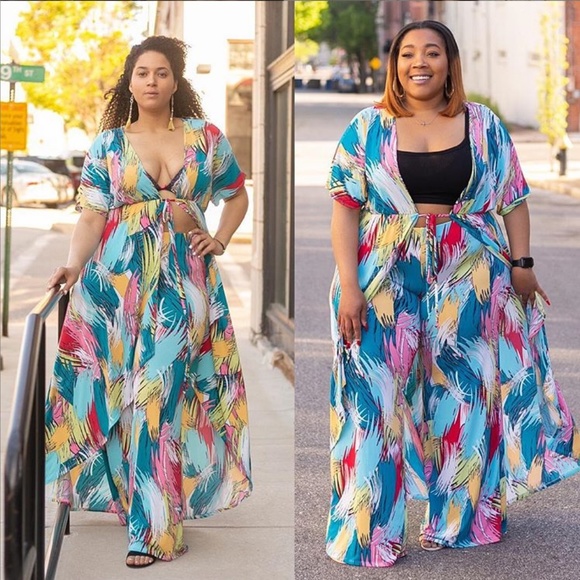 Duster and Pant Set - Picture 4 of 5